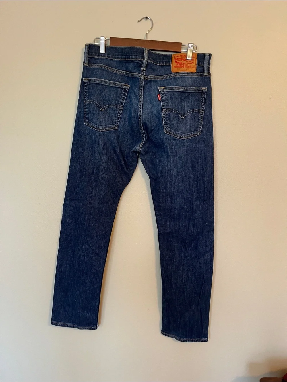 Levi's Men's Dark Indigo Slim Straight Jeans